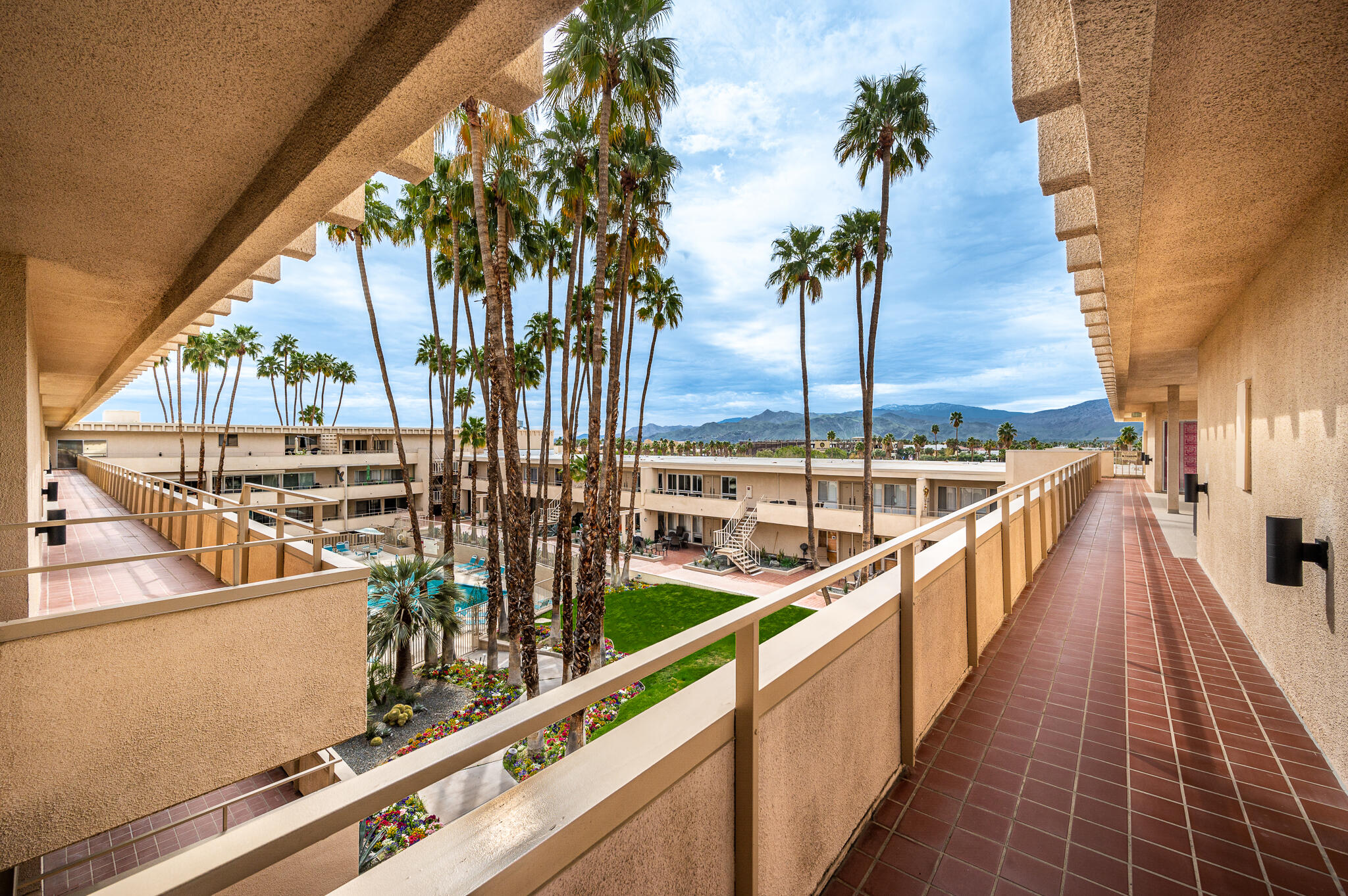 277 East Alejo Road, Unit 113 Palm Springs, CA 92262 - Photo 13 of 27 a view of balcony with outdoor space
