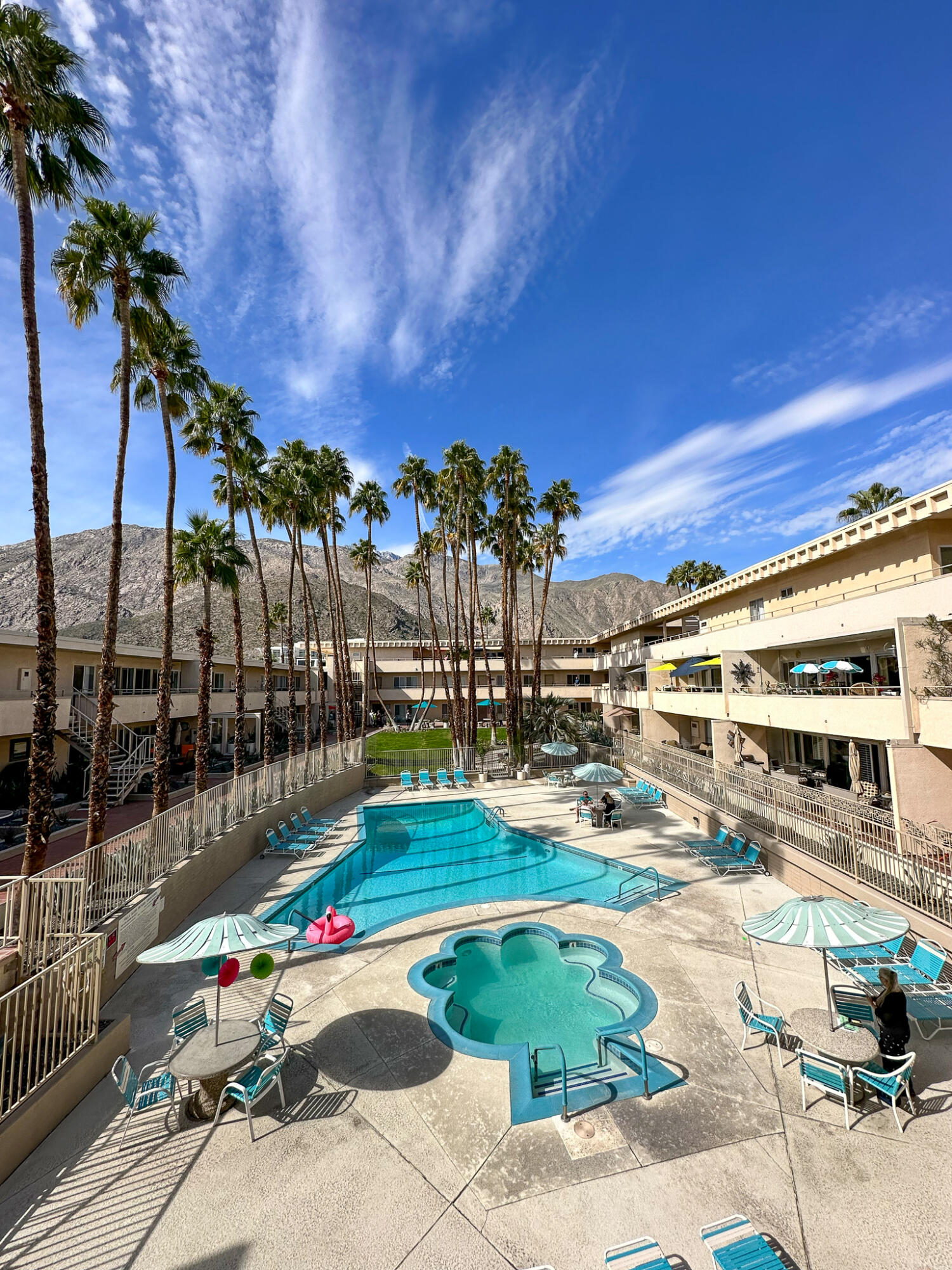 277 East Alejo Road, Unit 113 Palm Springs, CA 92262 - Photo 21 of 27 a view of yard with patio
