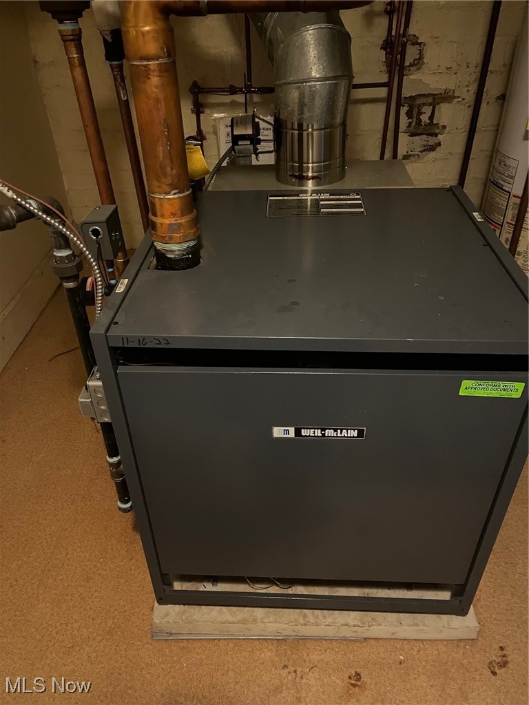 915 Raff Road Southwest Canton, OH 44710 - Photo 22 of 25 November 2022 New $14,000 Weils-McClain boiler system heat because it provides a consistent, draft-free, and even heat distribution throughout a home, considered more comfortable than forced air systems, and don't circulate dust or allergens like forced air systems do.