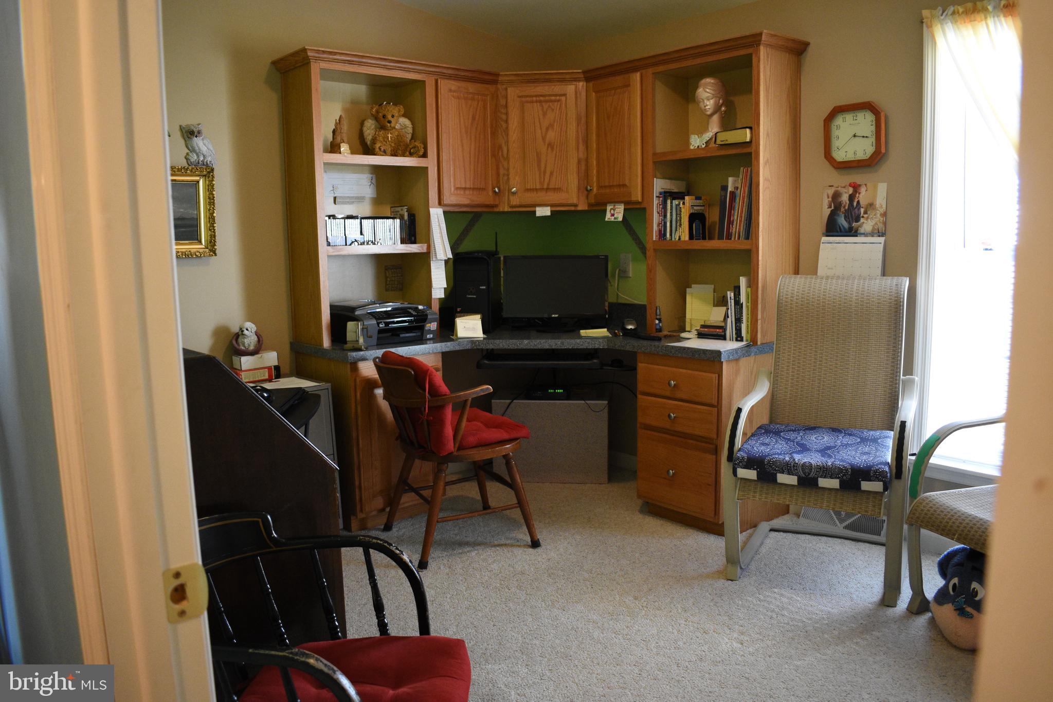 49 Cinnamon Drive Conowingo, MD 21918 - Photo 17 of 21 3rd Bed/Office, Built-In Desk & Walk-In Closet