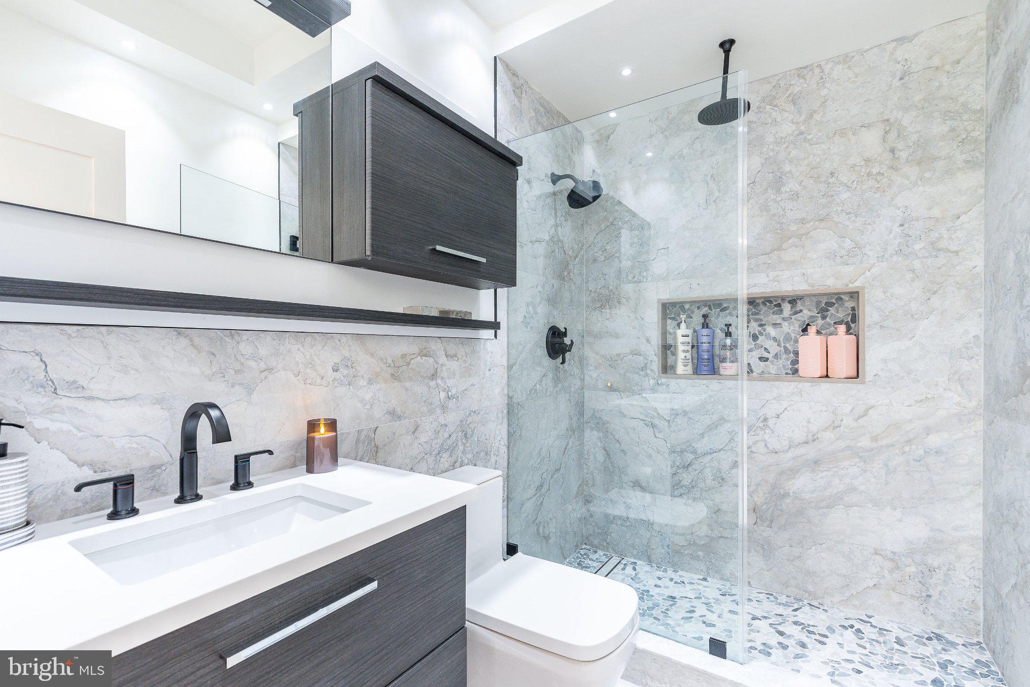 9739 Krewstown Road Philadelphia, PA 19115 - Photo 41 of 84 Sleek modern bathroom oasis.
