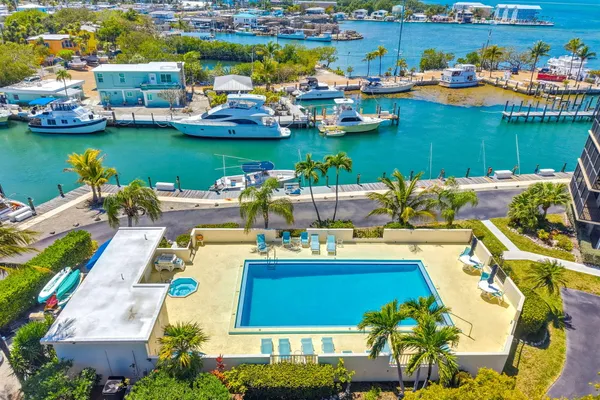 a view of a city with tall buildings