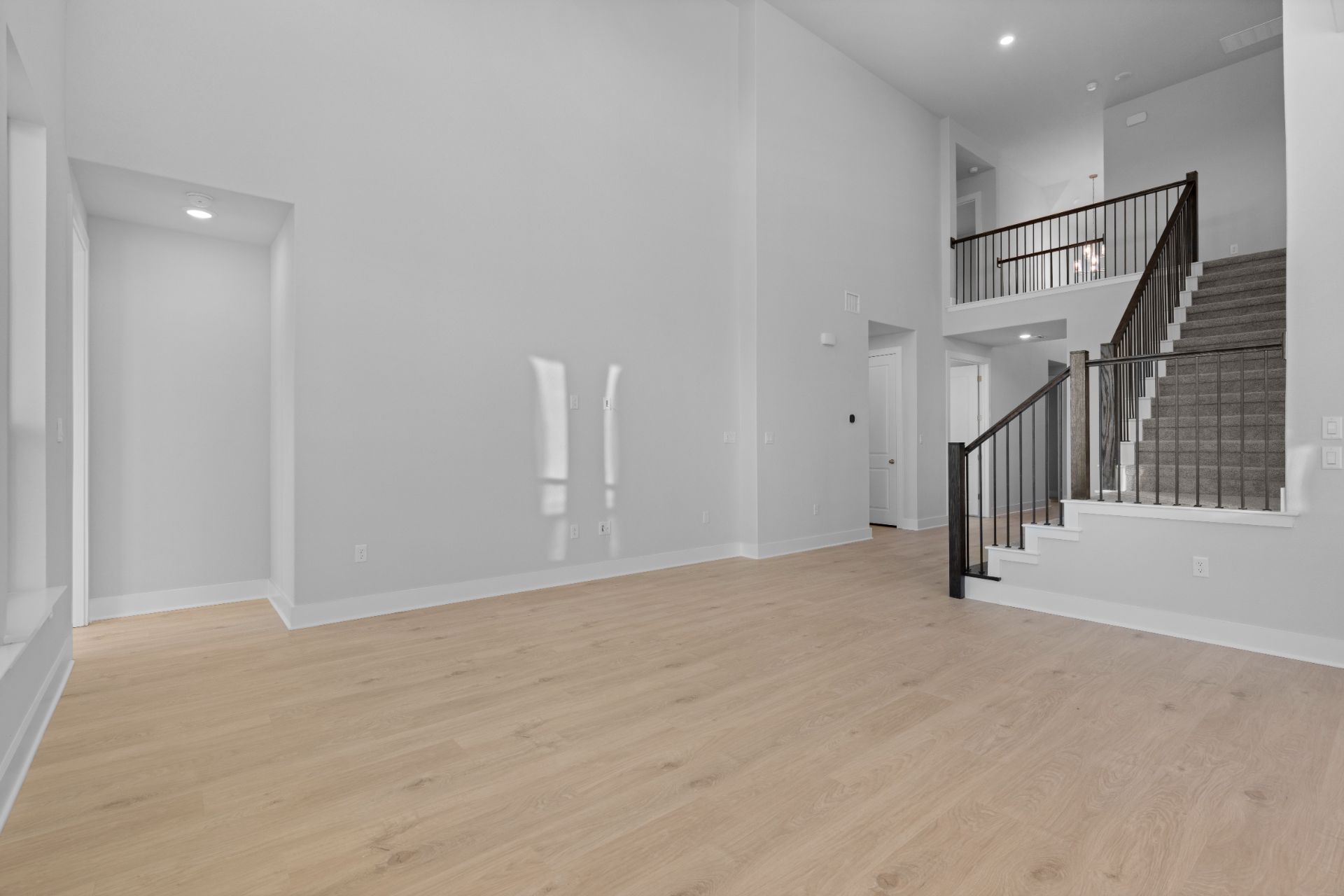 17421 Graces Path Pflugerville, TX 78660 - Photo 15 of 38 Family Room with soaring ceiling