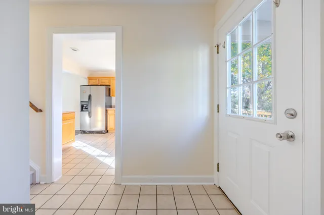 a view of an empty room