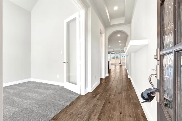 wooden floor in a gallery