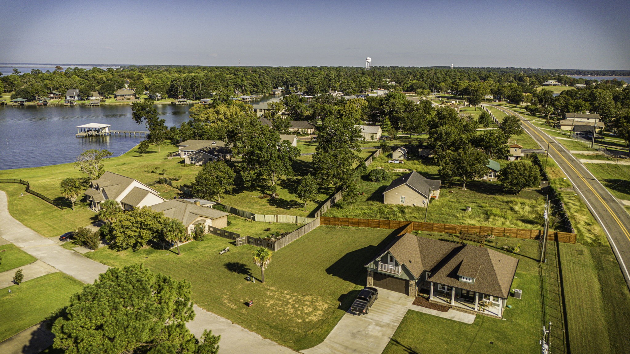 Lot 14 Treasure Point Onalaska, TX 77360 - Photo 21 of 27 an aerial view of residential houses with outdoor space