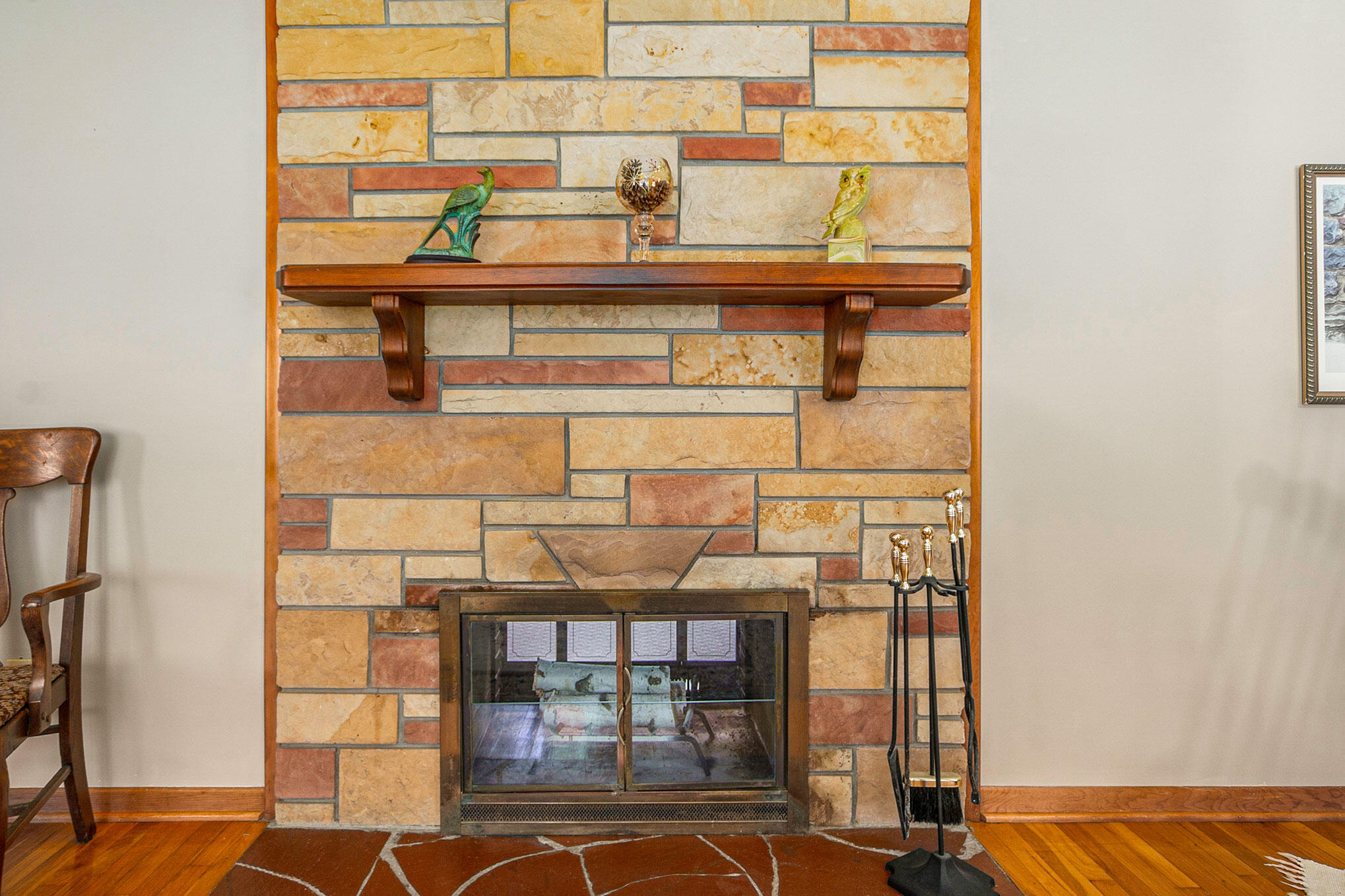 5291 West Angling Road Ludington, MI 49431 - Photo 11 of 37 fireplace in living room