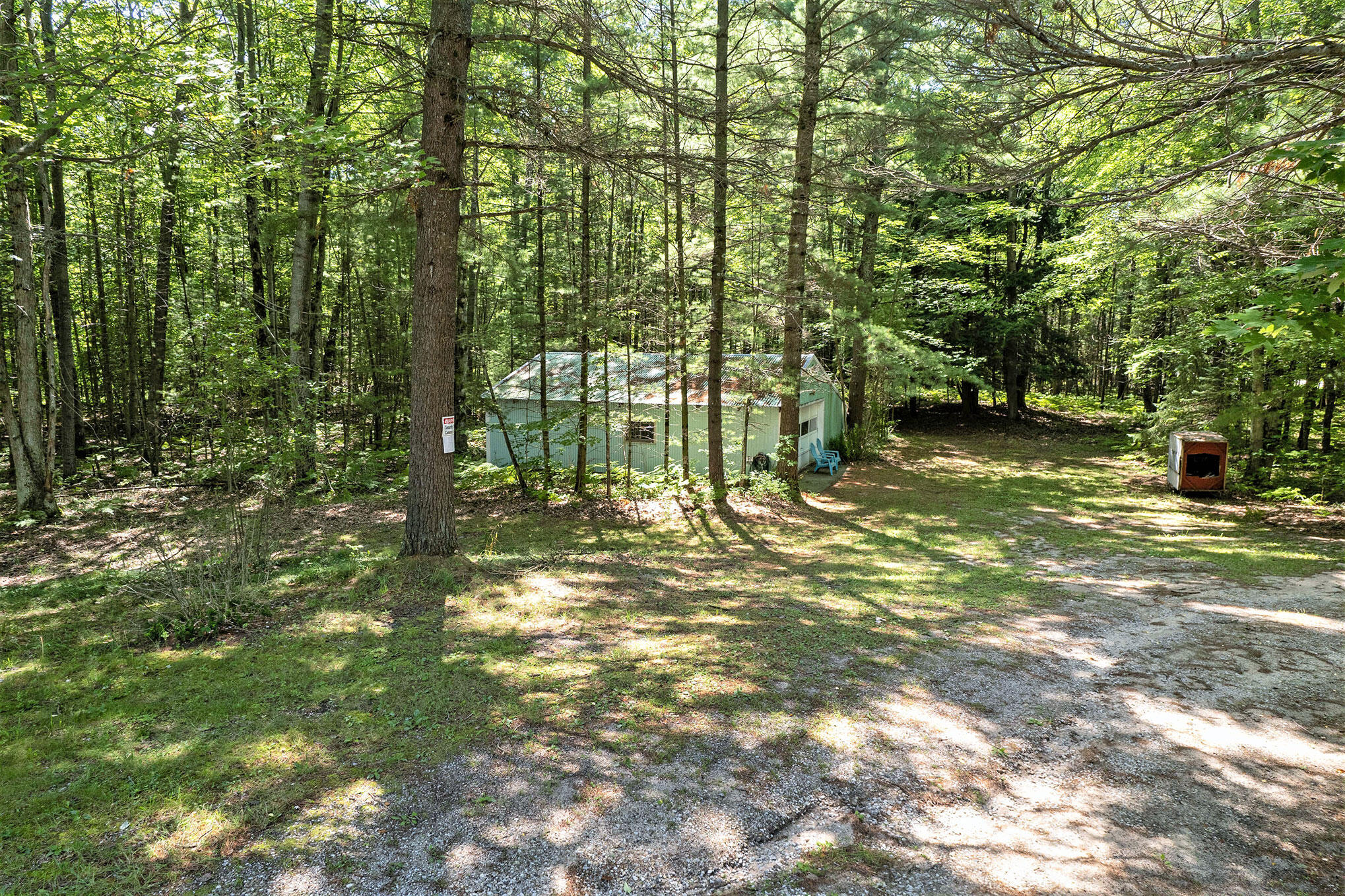 5291 West Angling Road Ludington, MI 49431 - Photo 2 of 37 driveway and pole barn