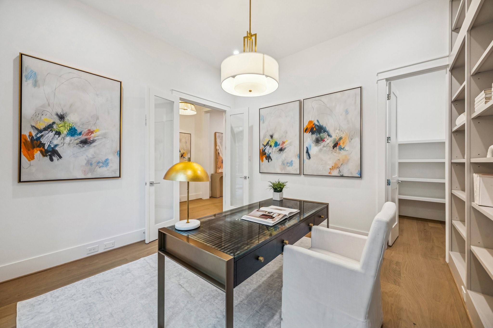 1204 West Drew Street Houston, TX 77006 - Photo 6 of 32 Another view of the Study which also features a closet.