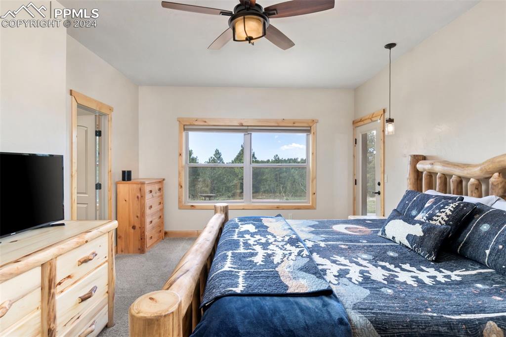 252 Running Elk Point Divide, CO 80814 - Photo 36 of 48 a living room with furniture and a flat screen tv