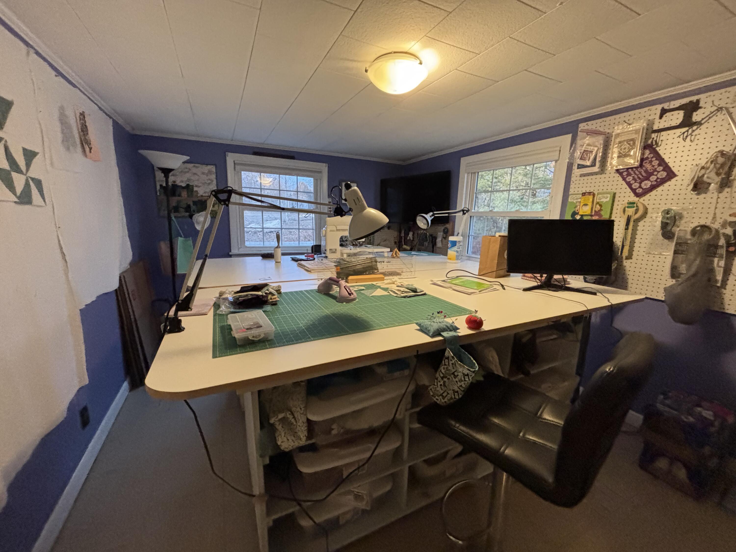 149 Coles Corner Road Winterport, ME 04496 - Photo 20 of 28 Bedroom 3 is sewing room