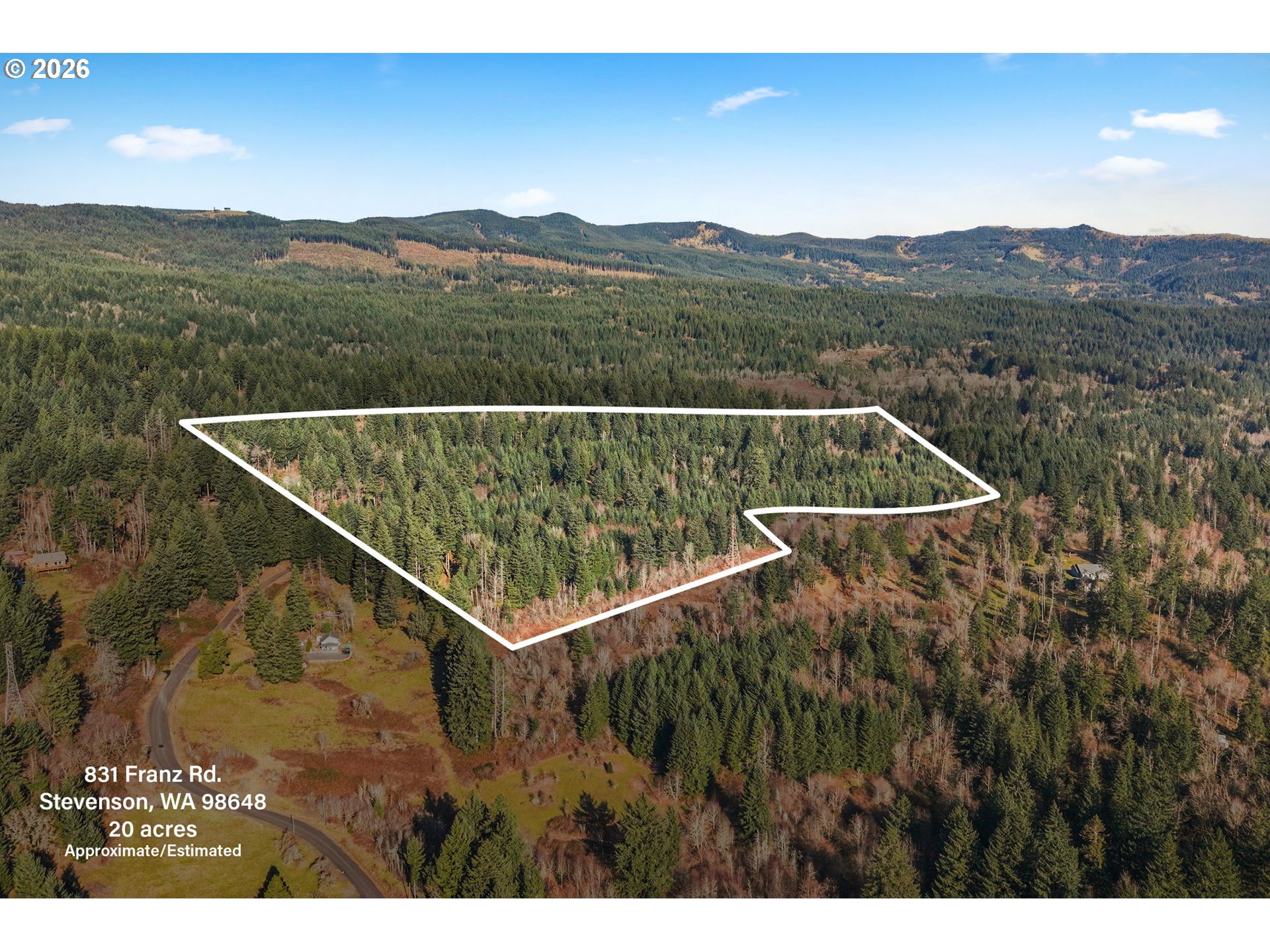 831 Franz Road Stevenson, WA 98648 - Photo 18 of 26 a view of a mountain from a balcony