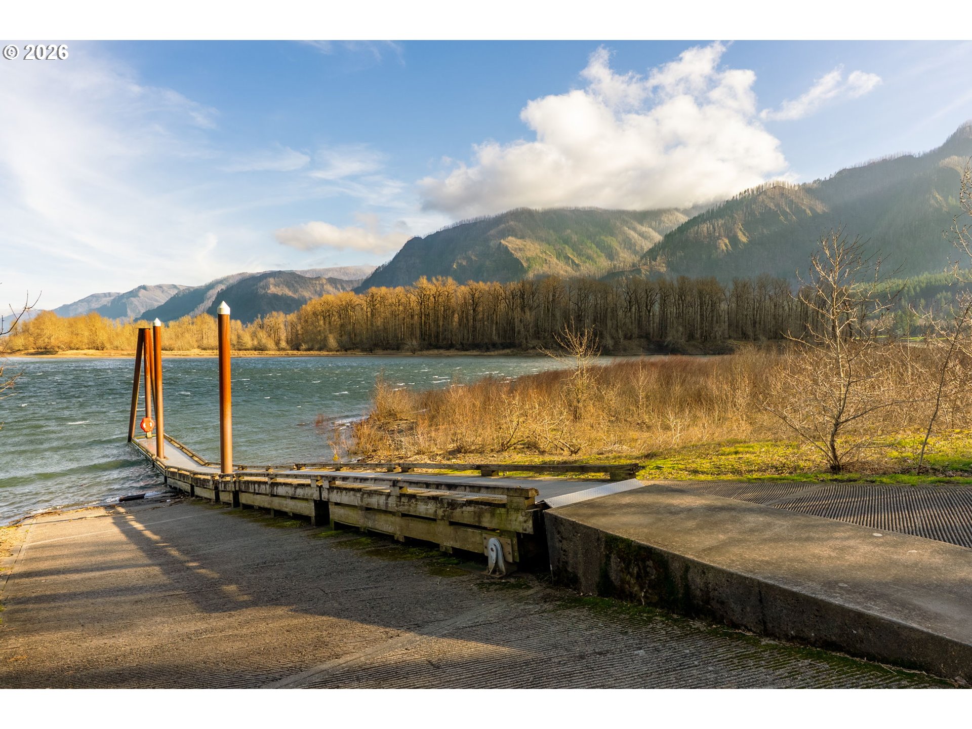 831 Franz Road Stevenson, WA 98648 - Photo 26 of 26 a view of a lake with a mountain