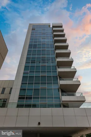 a front view of a building