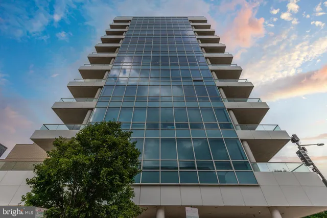 a front view of a building