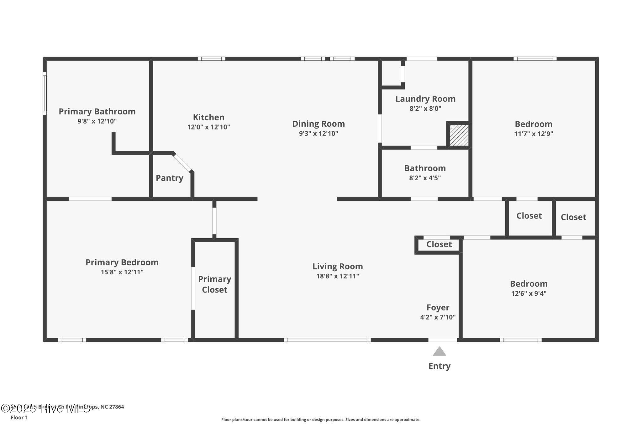 4541 Faith Baptist Church Road Pinetops, NC 27864 - Photo 29 of 29 Floorplan