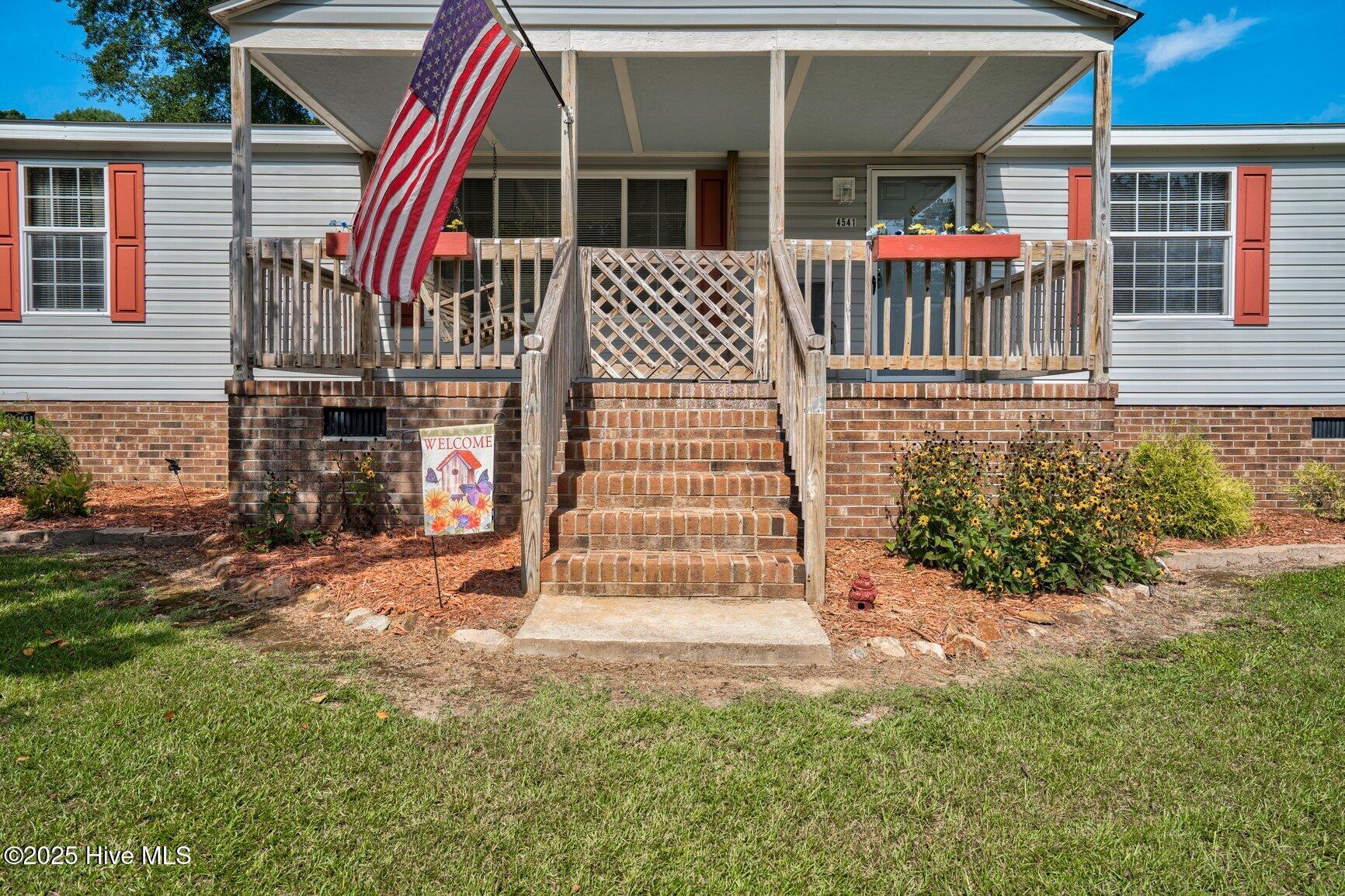 4541 Faith Baptist Church Road Pinetops, NC 27864 - Photo 3 of 29 Covered Front Porch