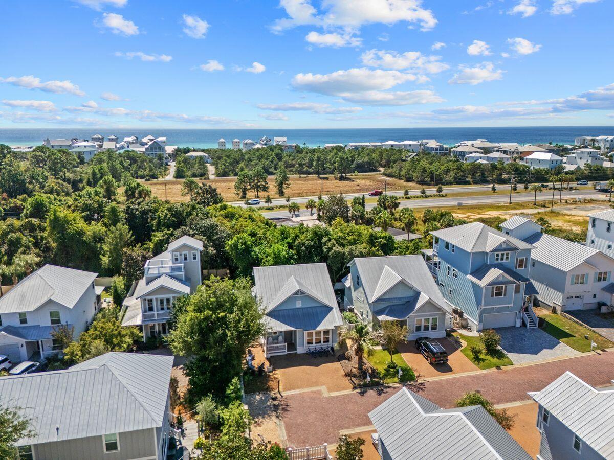 38 Inlet Cove Inlet Beach, FL 32461 - Photo 21 of 29 an aerial view of residential houses with outdoor space and ocean view