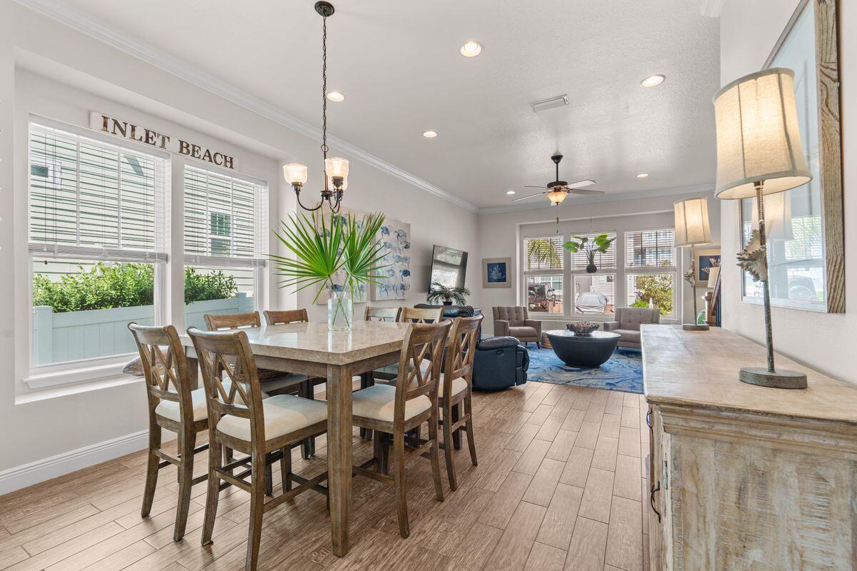 38 Inlet Cove Inlet Beach, FL 32461 - Photo 6 of 29 a dining room filled with furniture and window
