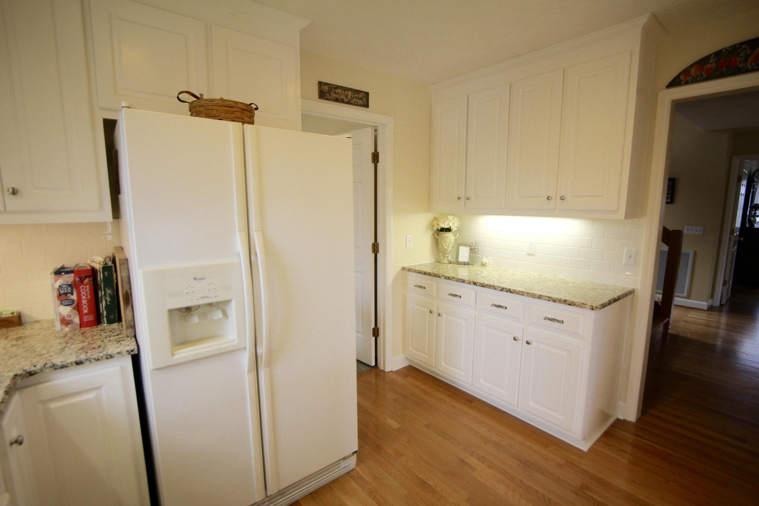 554 Cedar Ridge Road Union Hall, VA 24176 - Photo 14 of 84 a kitchen with stainless steel appliances white cabinets and a refrigerator