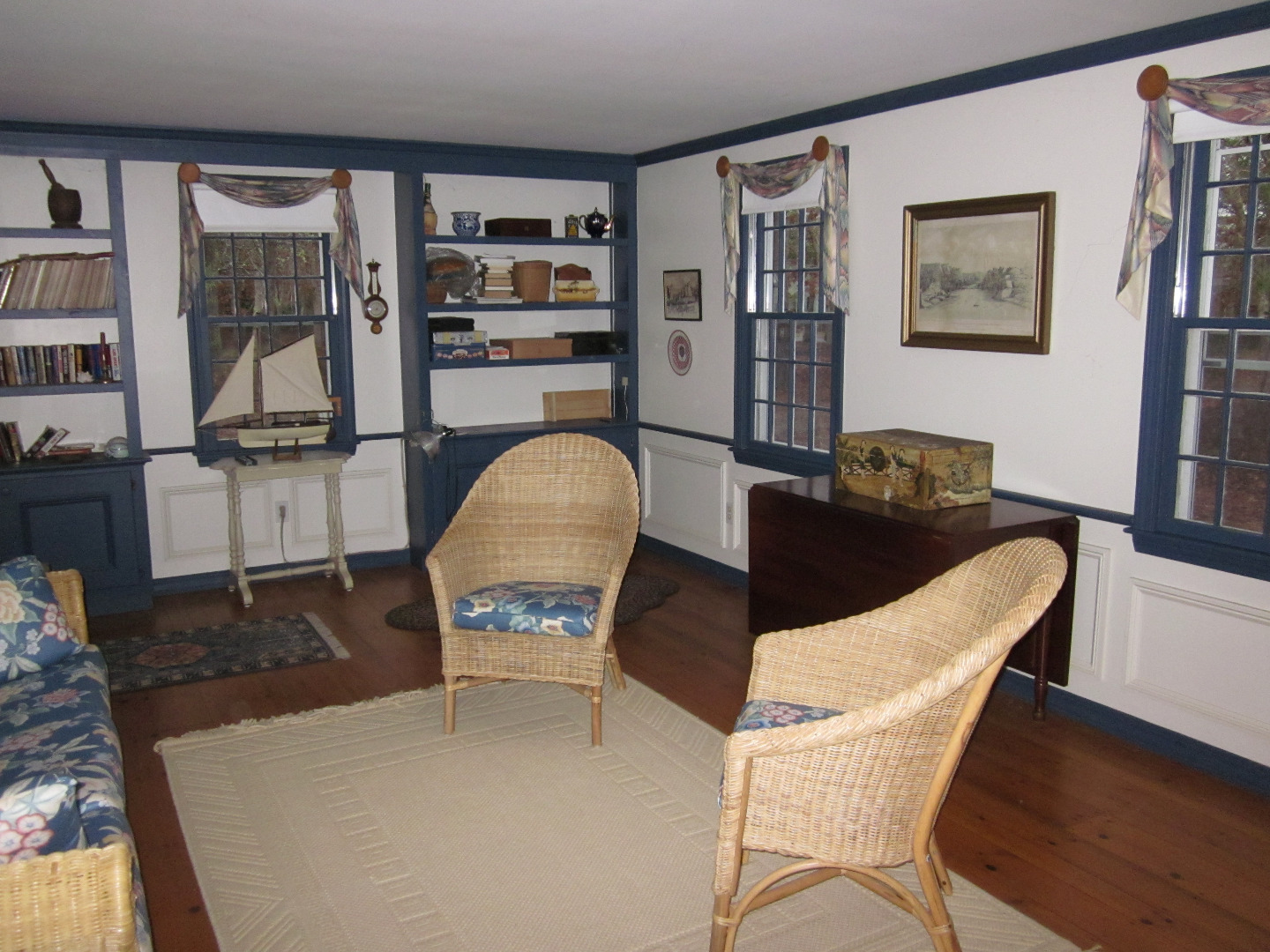 59 Marthas Road Edgartown, MA 02539 - Photo 10 of 17 a living room with furniture a rug and a window