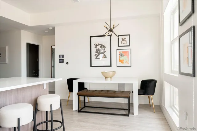 a view of a livingroom with furniture and a couch