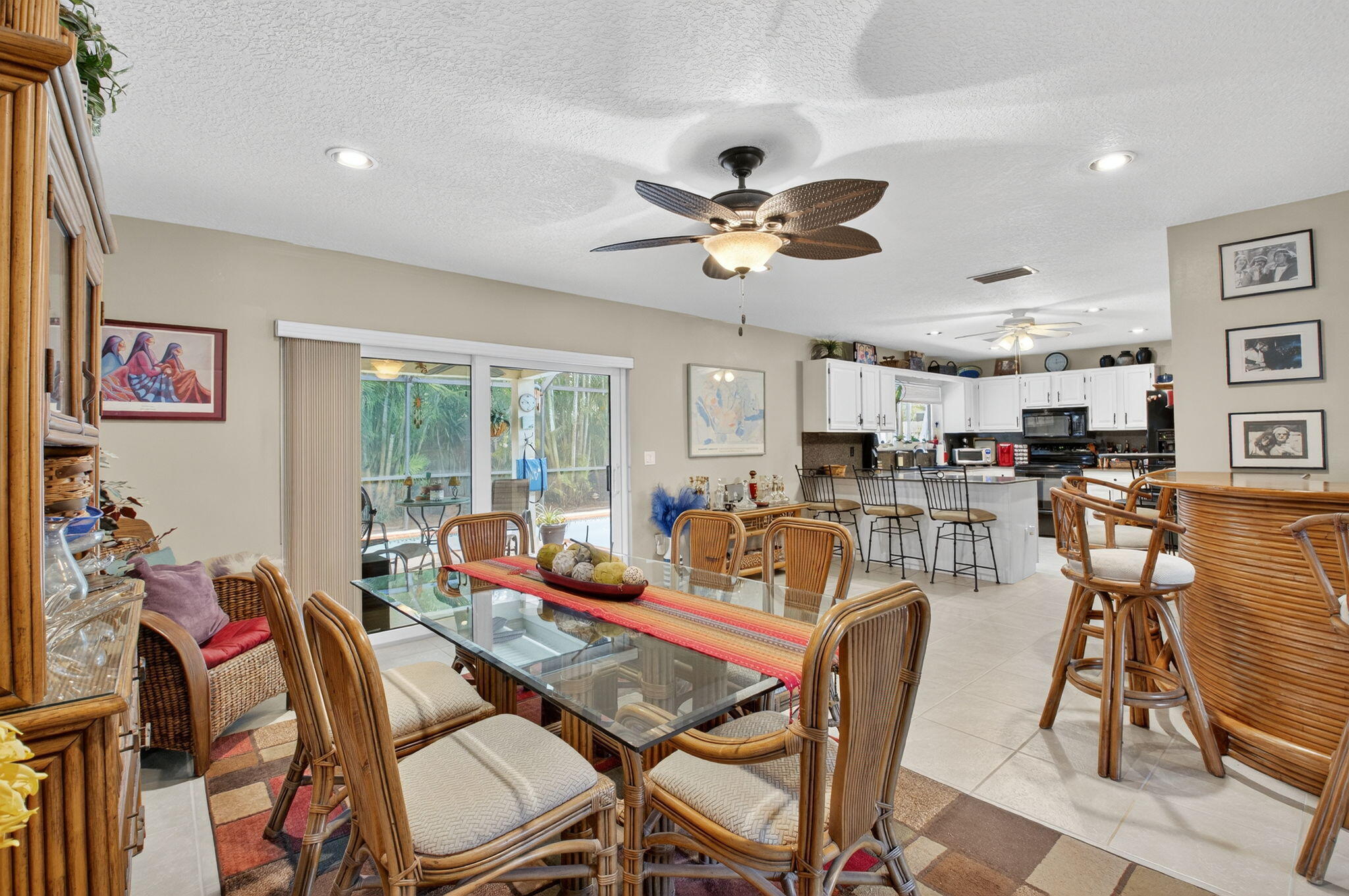 17705 Maplewood Drive Boca Raton, FL 33487 - Photo 15 of 71 a living room with lots of furniture and view of kitchen
