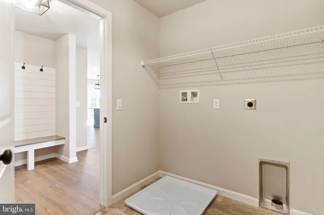 a view of an empty room