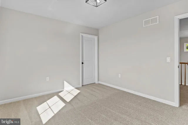 a view of an empty room