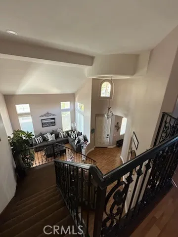 a view of a livingroom with furniture