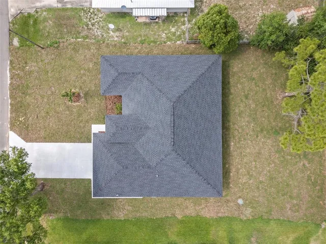 front view of a brick house