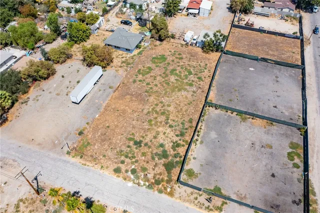 an aerial view of a building