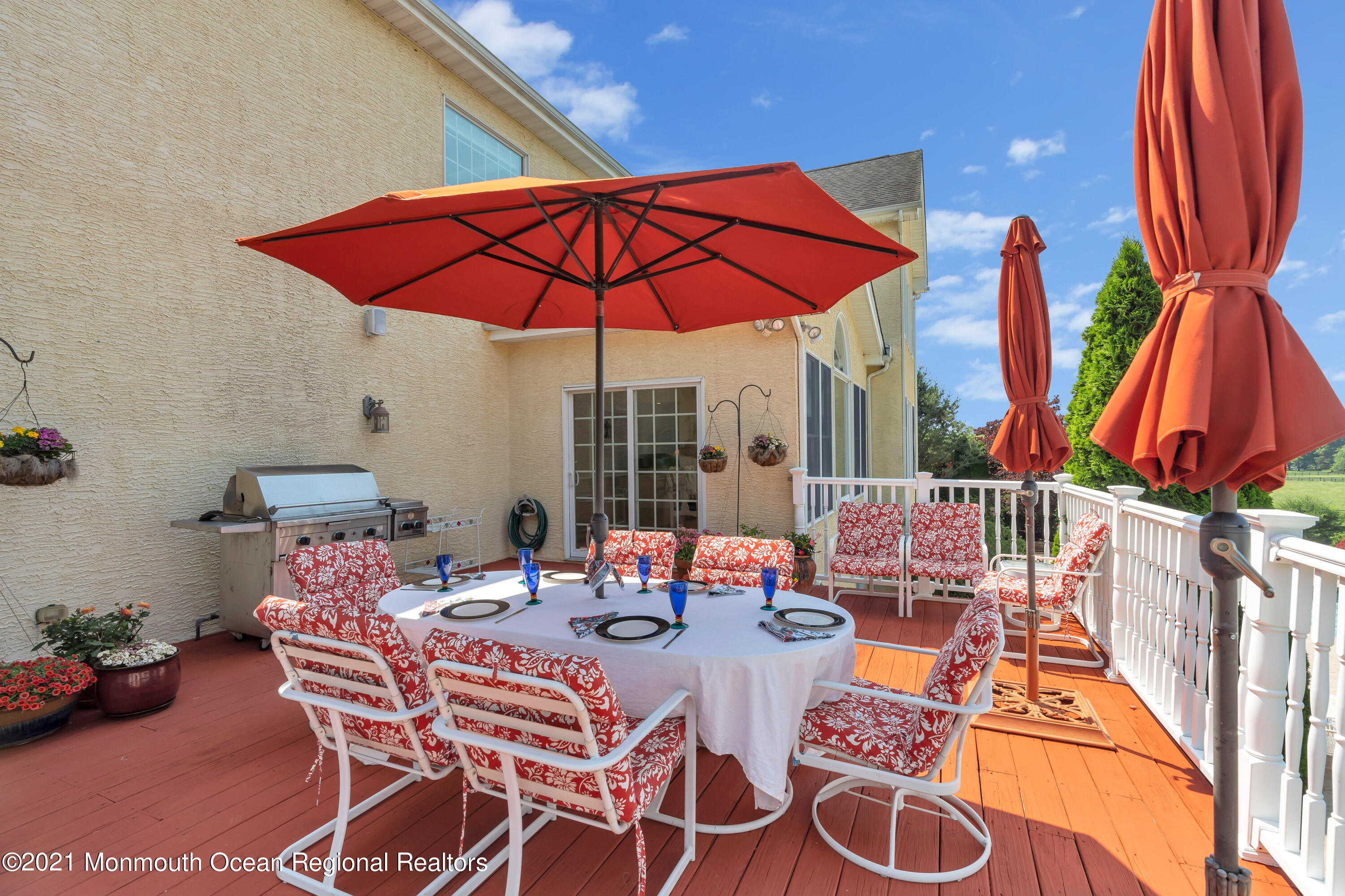 132 Meirs Road Cream Ridge, NJ 08514 - Photo 108 of 132 Rear Deck & Dining Area