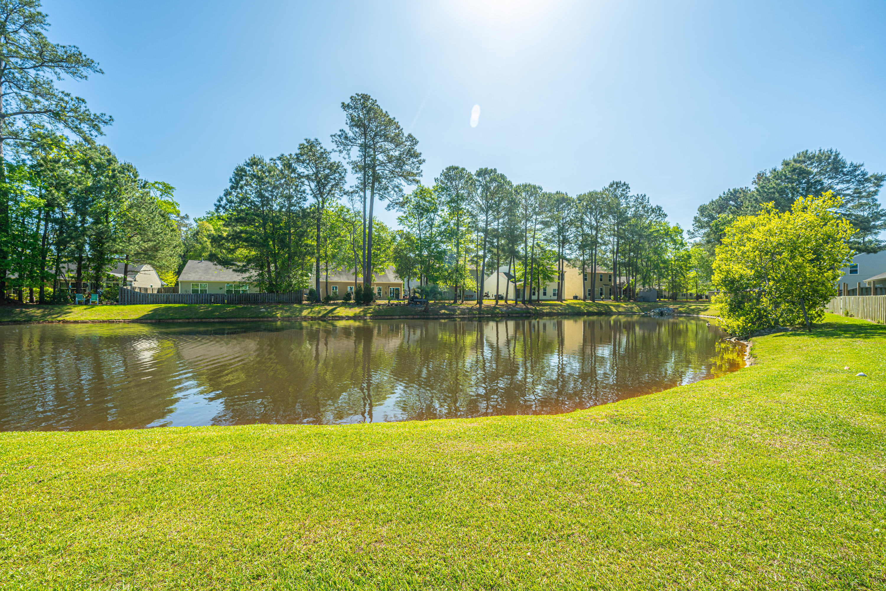 213 Alpine Road Summerville, SC 29485 - Photo 36 of 39 Greenspace and Pond Beyond Home