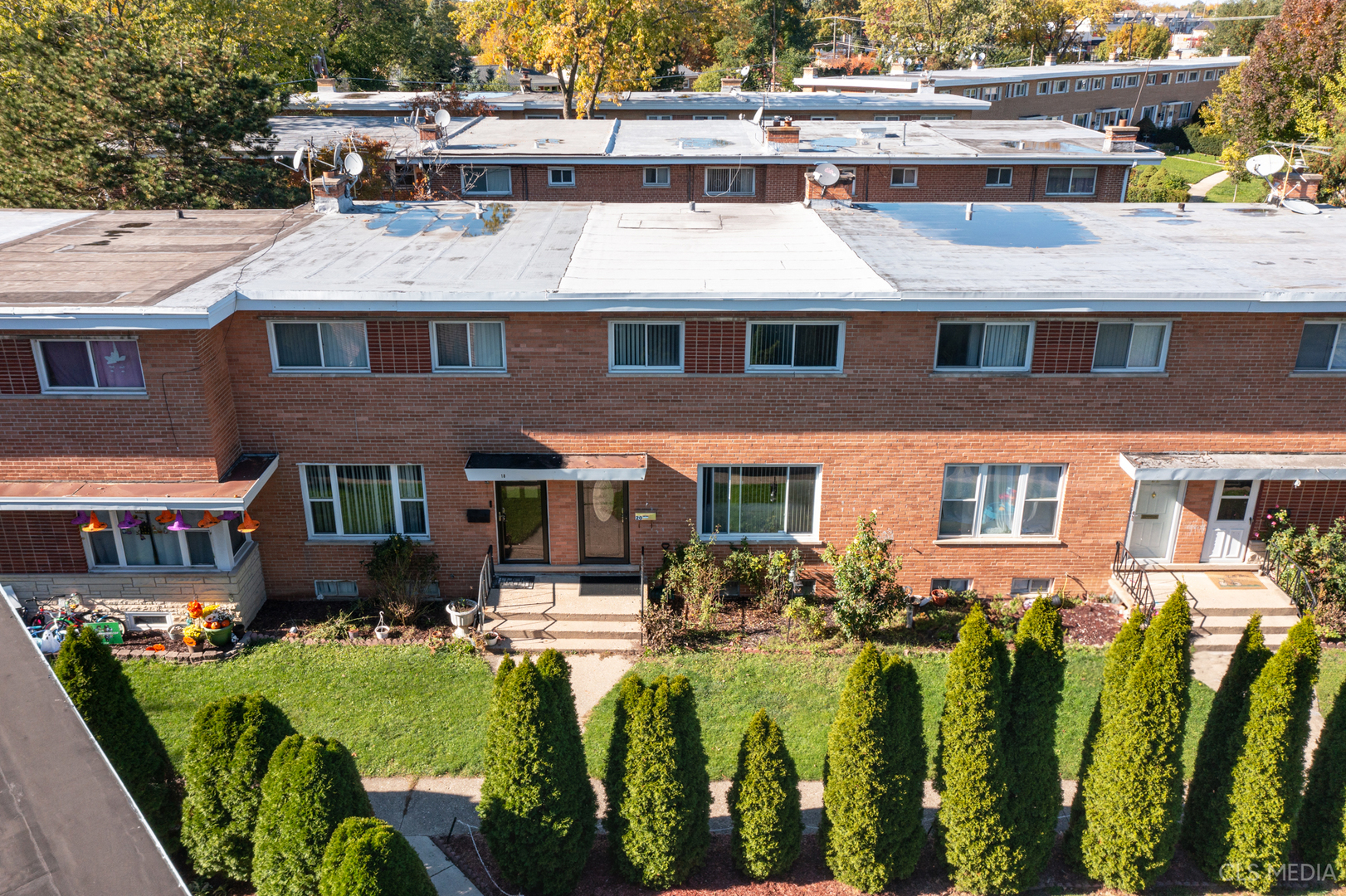 20 North Albert Street Mount Prospect, IL 60056 - Photo 22 of 25 a front view of a house with a garden