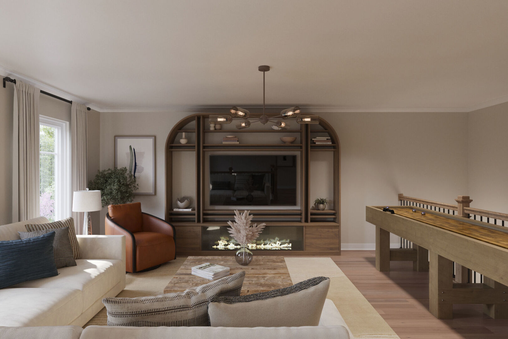 2038 Iron Ridge Lane Naperville, IL 60563 - Photo 9 of 10 a living room with furniture and a fireplace