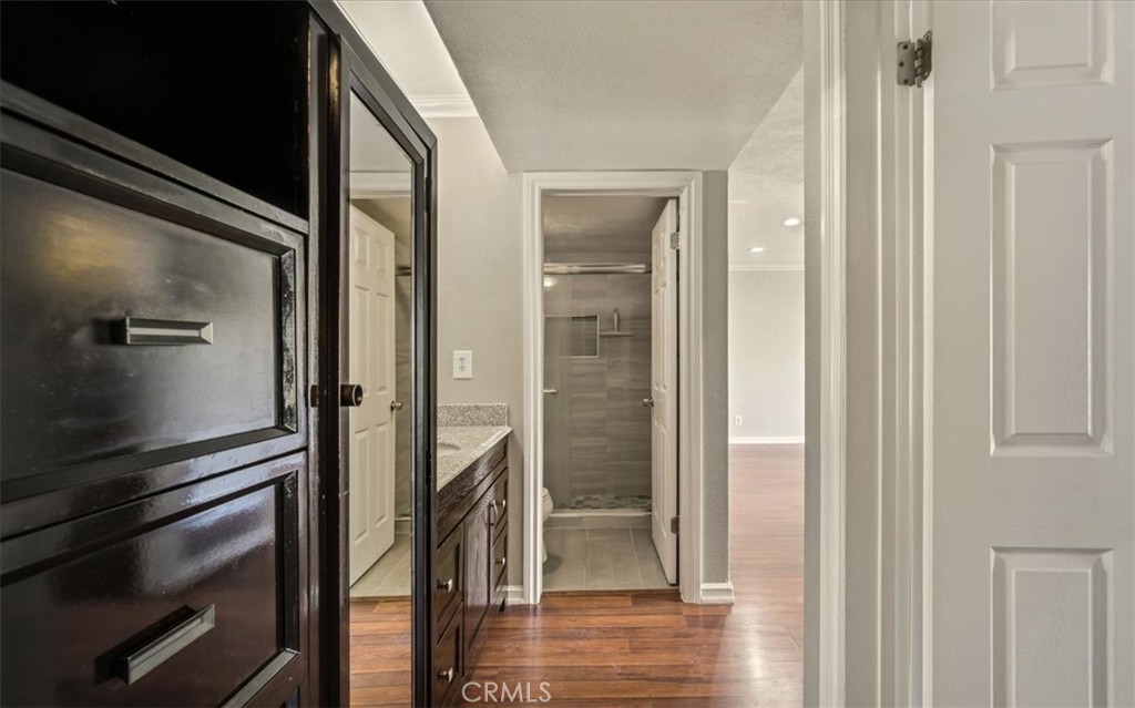 1200 West Lambert Road La Habra, CA 90631 - Photo 19 of 37 a bathroom with a glass shower door and a window