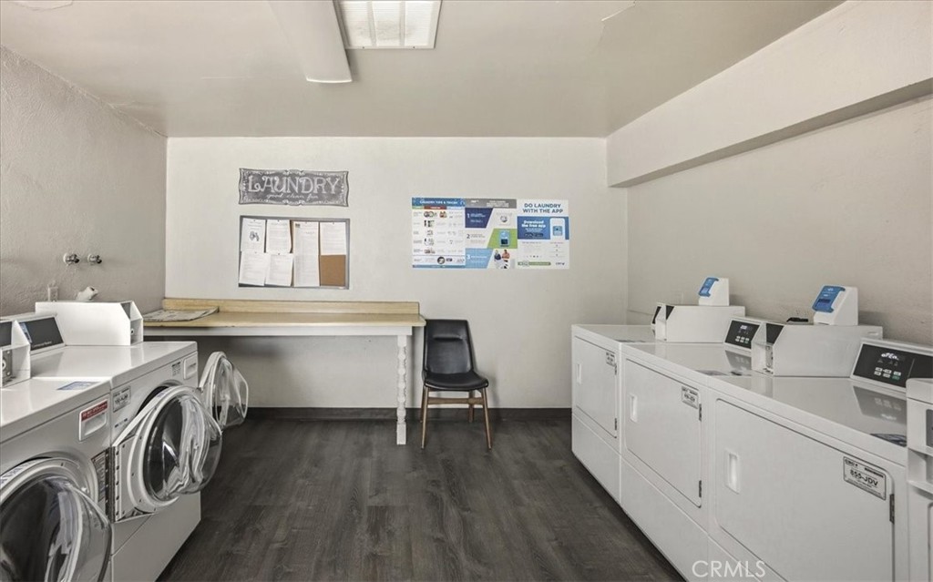 1200 West Lambert Road La Habra, CA 90631 - Photo 34 of 37 a utility room with cabinets dryer and washer