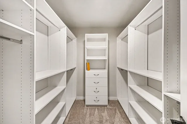 a view of walk in closet