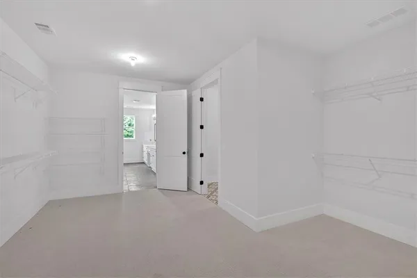 a view of an empty room