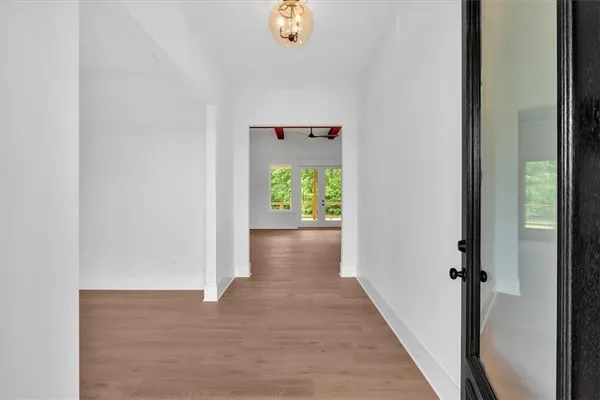 a view of an entryway