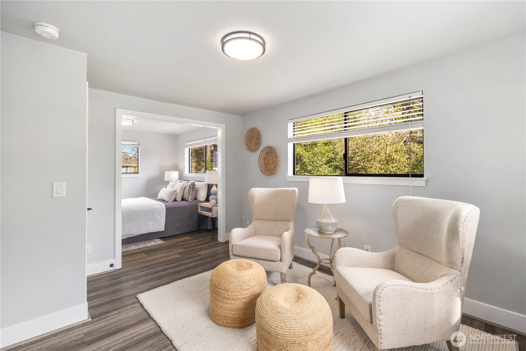 9 216th Street Southeast Bothell, WA 98021 - Photo 15 of 28 a living room with furniture and a large window