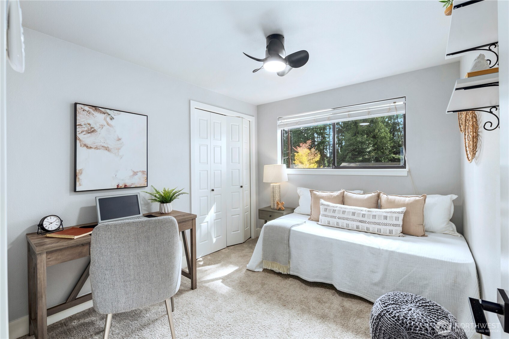 9 216th Street Southeast Bothell, WA 98021 - Photo 17 of 28 a bedroom with a bed and window