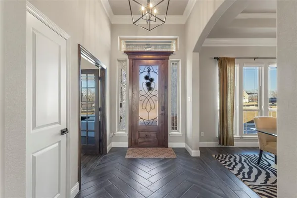 wooden floor in an empty room