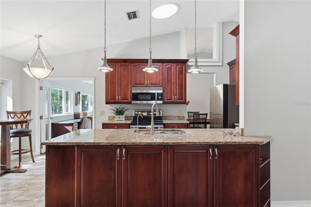 3488 Ridge Boulevard Palm Harbor, FL 34684 - Photo 10 of 30 a kitchen with a sink cabinets and window