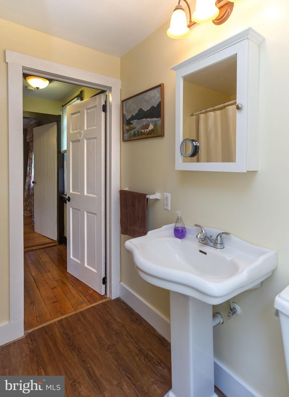 1004 Freeland Road Freeland, MD 21053 - Photo 21 of 30 a bathroom with a sink vanity and a mirror