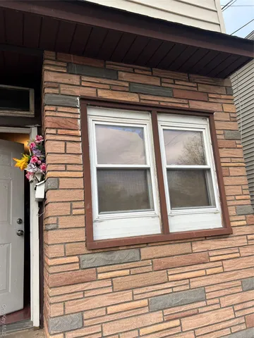 a view of front door of house