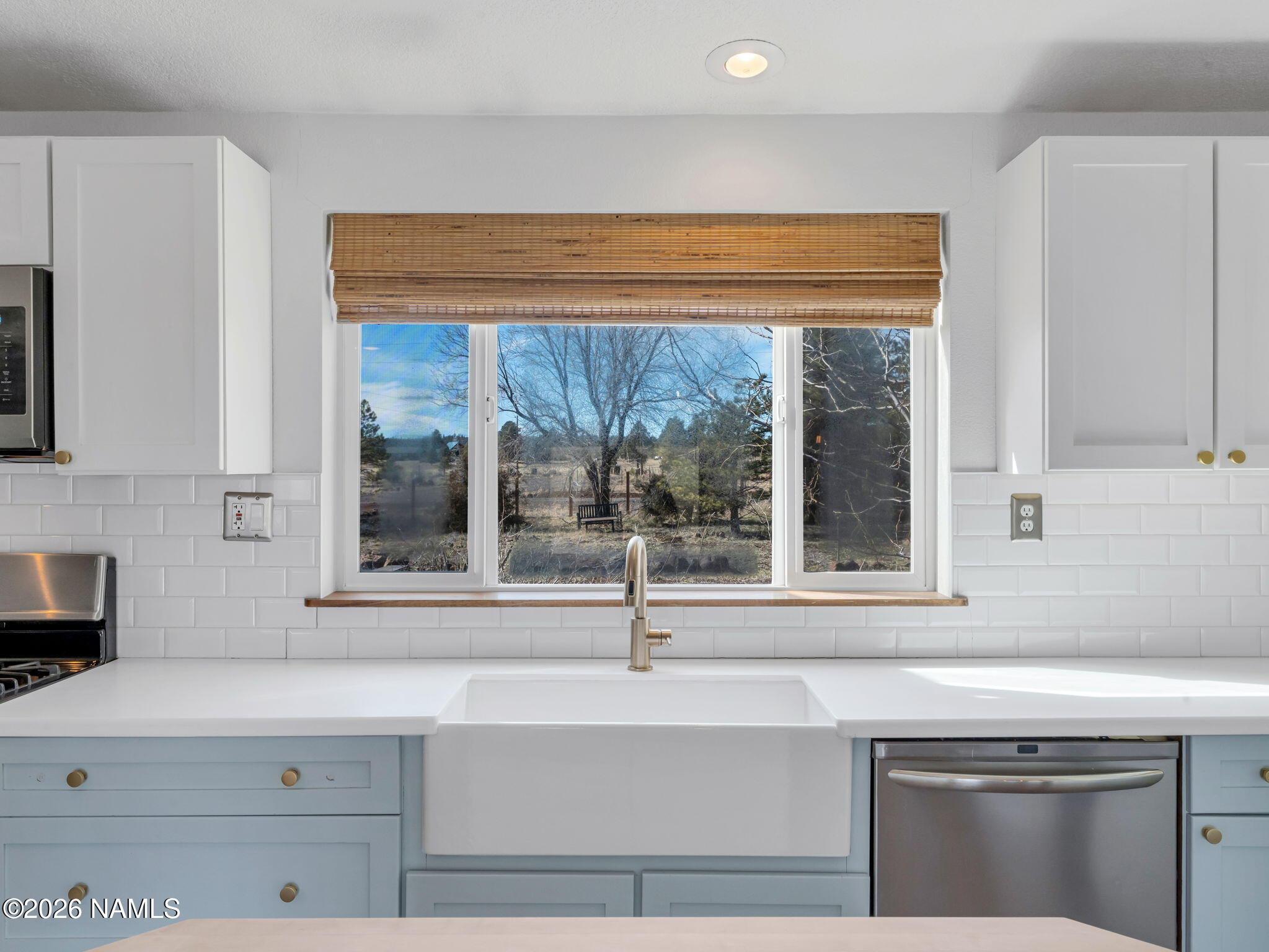 3095 North Peak View Road Williams, AZ 86046 - Photo 9 of 37 a view of a sink and a window
