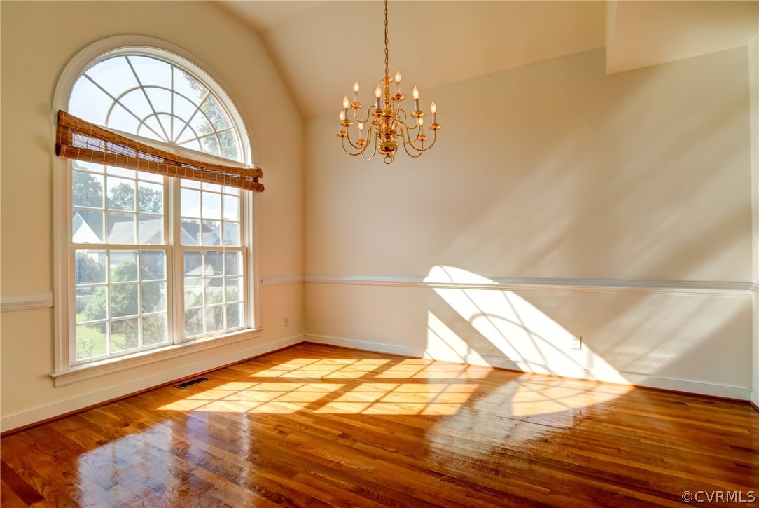 858 Club Ridge Terrace Chester, VA 23836 - Photo 5 of 29 a view of empty room with window and wooden floor