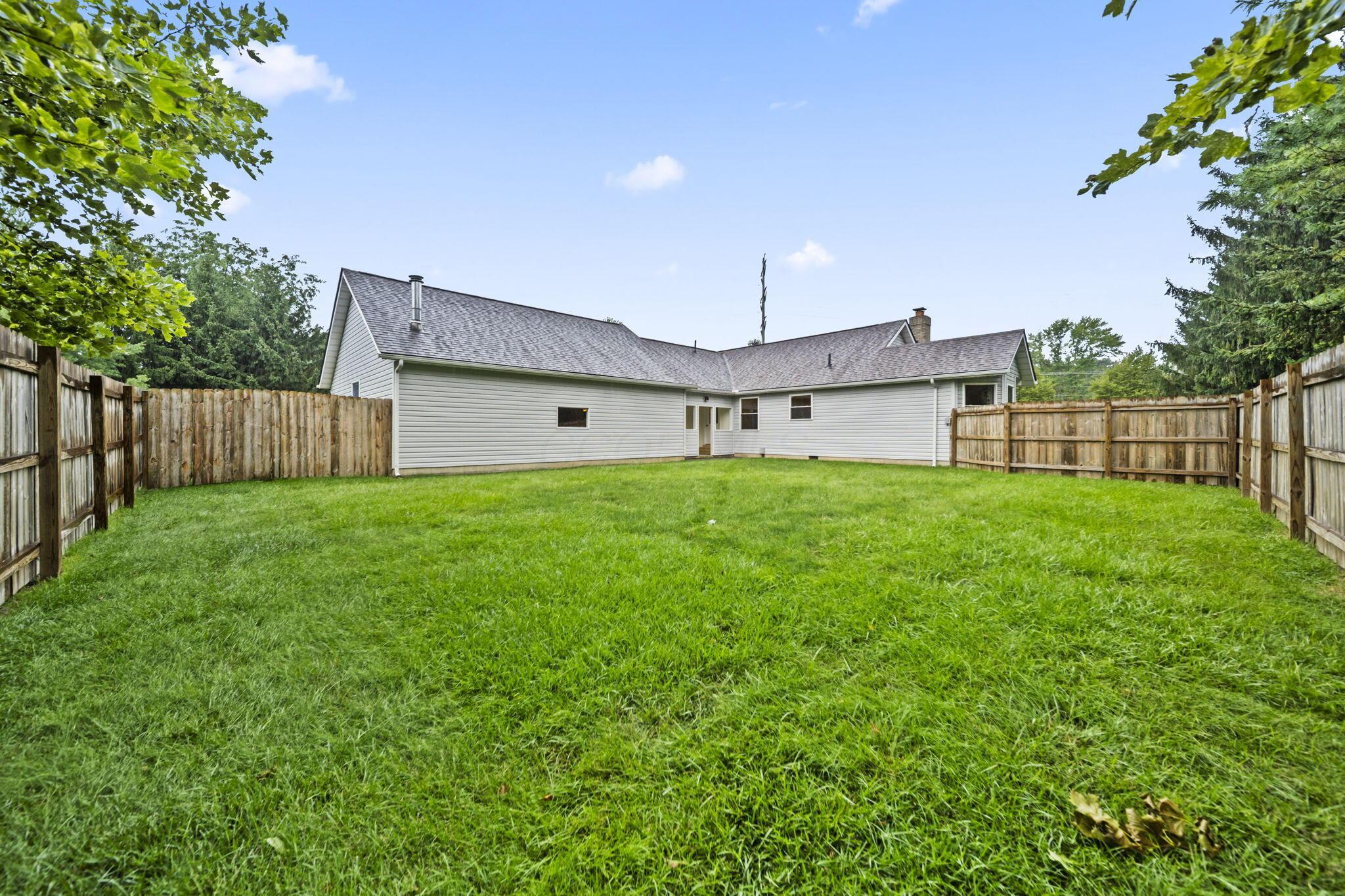 4384 Leppert Road Hilliard, OH 43026 - Photo 55 of 76 Fenced Backyard
